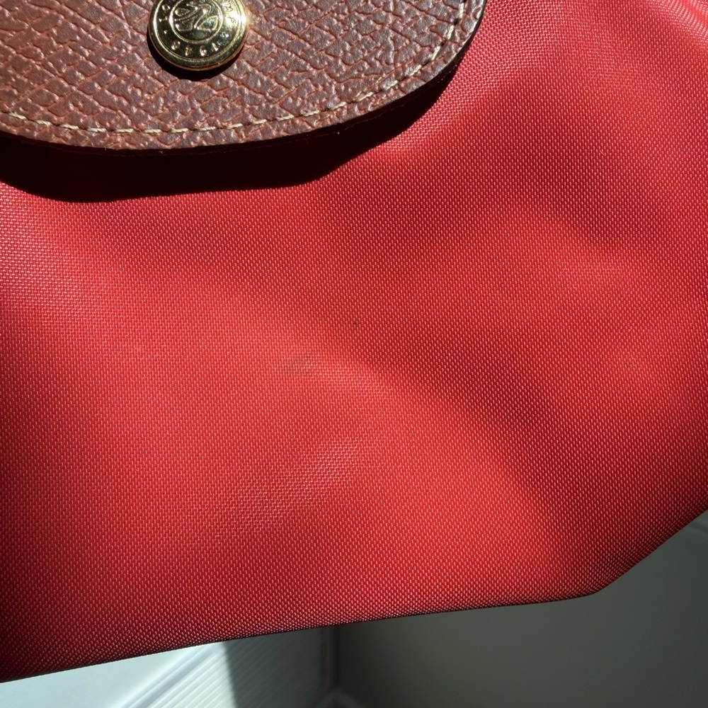 Longchamp Coral Pink Mini Le Pliage Top-Handle Bag - Picture 3 of 9